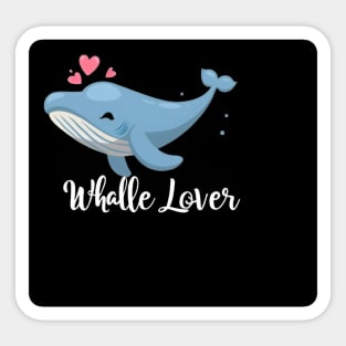 Whale lover Sticker
